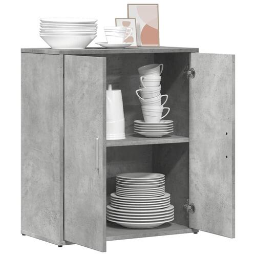 Skænk 60x31x70 cm konstrueret træ betongrå