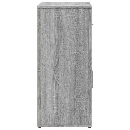 Skænk 60x31x70 cm konstrueret træ grå sonoma-eg