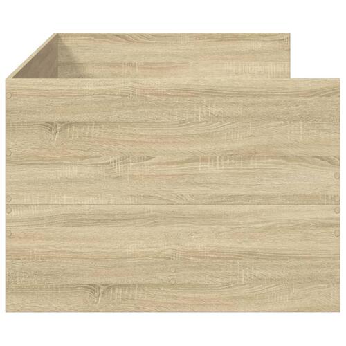 Daybed med skuffer uden madras 75x190 cm sonoma-eg