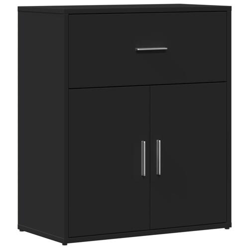 Skænk 60x31x70 cm konstrueret træ sort
