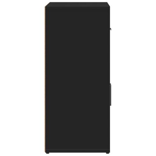 Skænk 60x31x70 cm konstrueret træ sort