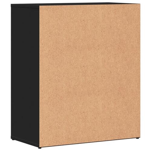 Skænk 60x31x70 cm konstrueret træ sort