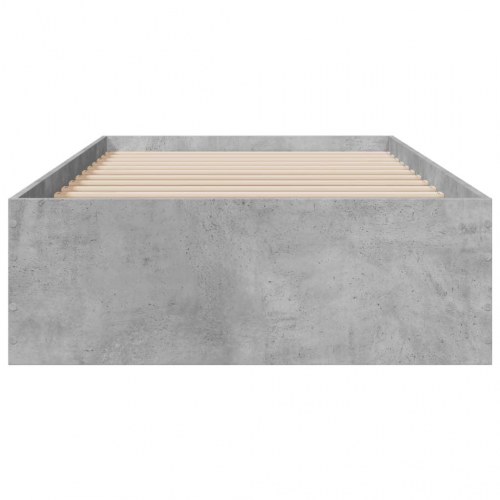 Sengeramme med skuffer 75 x 190 cm - betongrå