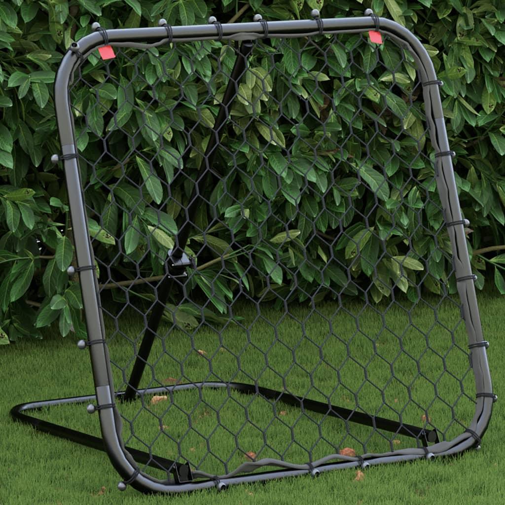 Rebounder 84x73x60-80 cm justerbart stål sort