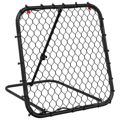 Rebounder 84x73x60-80 cm justerbart stål sort