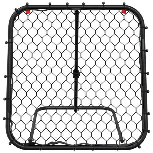 Rebounder 84x73x60-80 cm justerbart stål sort