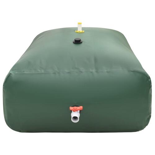 Vandtank med hane sammenfoldelig 2100 l PVC