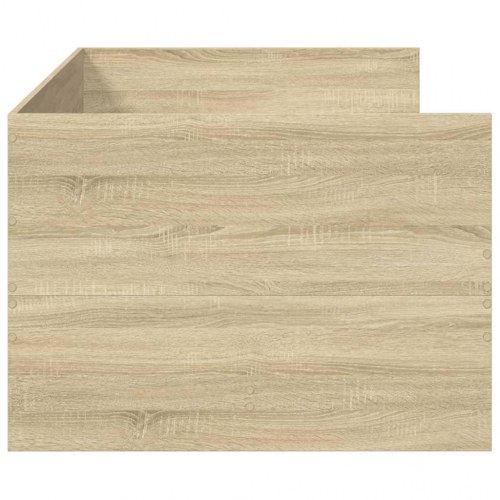 Daybed med skuffer uden madras - 100×200 cm, sonoma eg