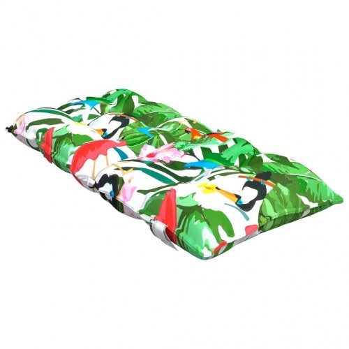 Stolehynder med lav ryg 2 stk. oxfordstof flerfarvet