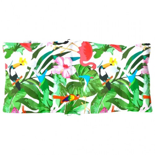 Stolehynder med lav ryg 2 stk. oxfordstof flerfarvet