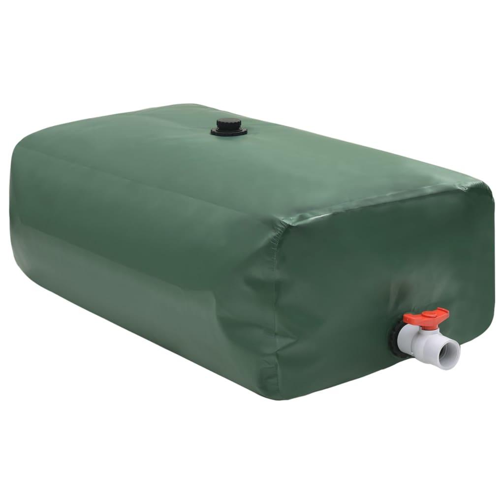 Vandtank med hane sammenfoldelig 1000 l PVC