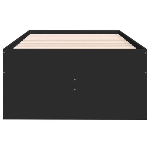 Daybed med skuffer uden madras 100x200 cm sort
