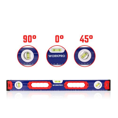 Bobbelniveau Workpro Aluminium 60 cm Magnetisk