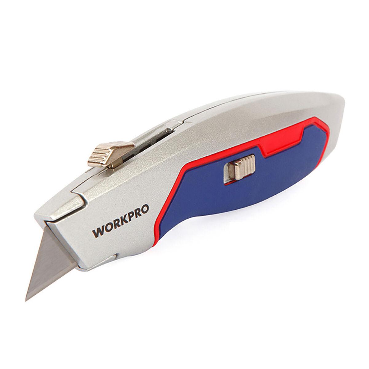 Workpro hobbykniv - støbt aluminium, 16,5 × 4,1 × 2,8 cm