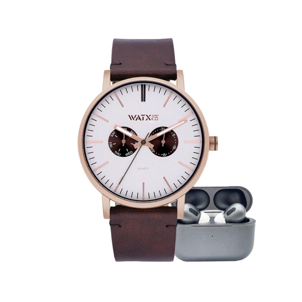 Watx & Colors herreur RELOJ15_44 - Ø 44 mm, læderrem