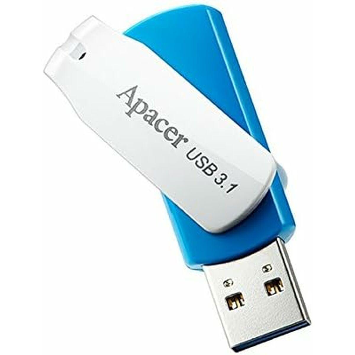 Apacer USB-stick 32 GB (AP32GAH357U-1) - Blå, USB 3.1