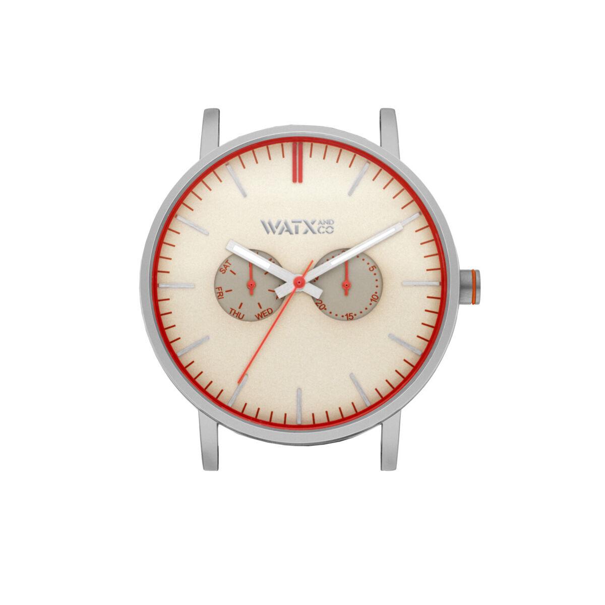 Unisex ur Watx & Colors WXCA2711 - Gylden/Sølv, Ø 44 mm