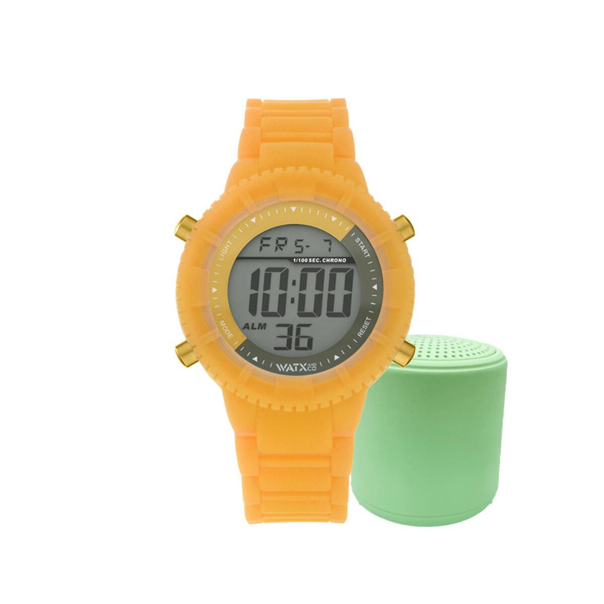 Watx & Colors dameur RELOJ5_M, orange (Ø 43 mm) billede