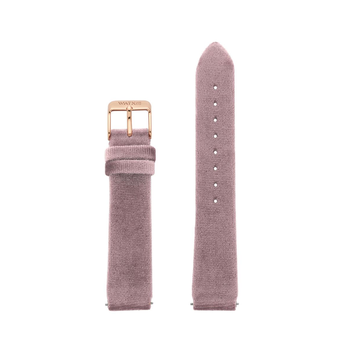 Watx & Colors urrem - pink læder, 38 mm (WXCO1031)