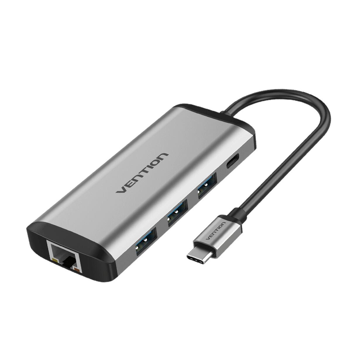 USB Hub Vention THAHB Sort