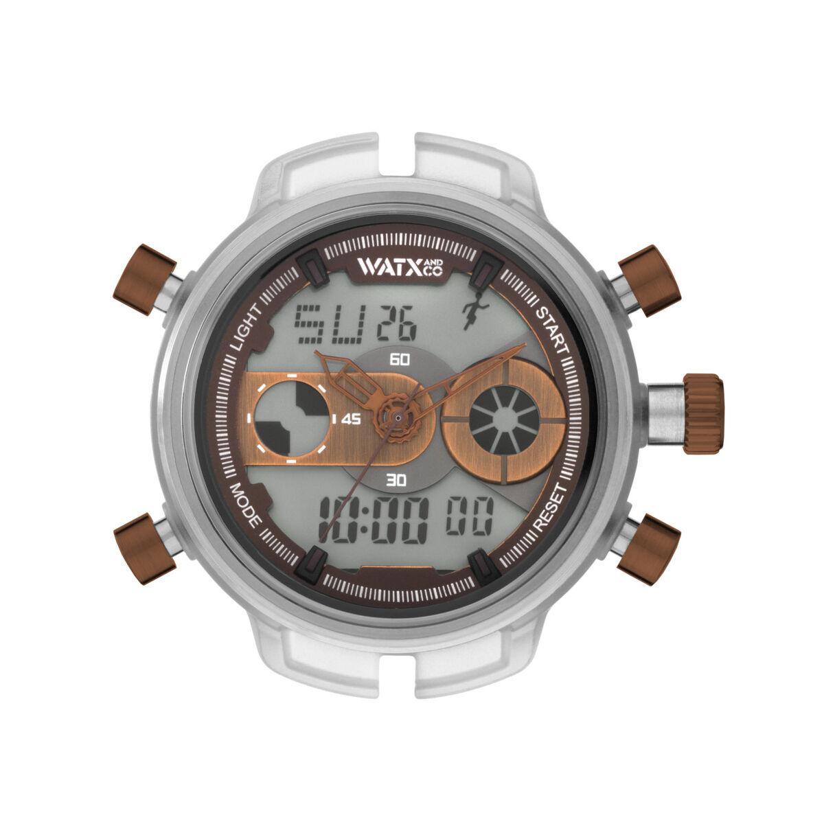 Watx & Colors unisex armbåndsur RWA2720 - brun, Ø 49 mm