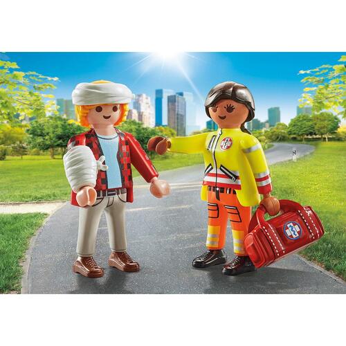 Playset Playmobil Læge 6 Dele