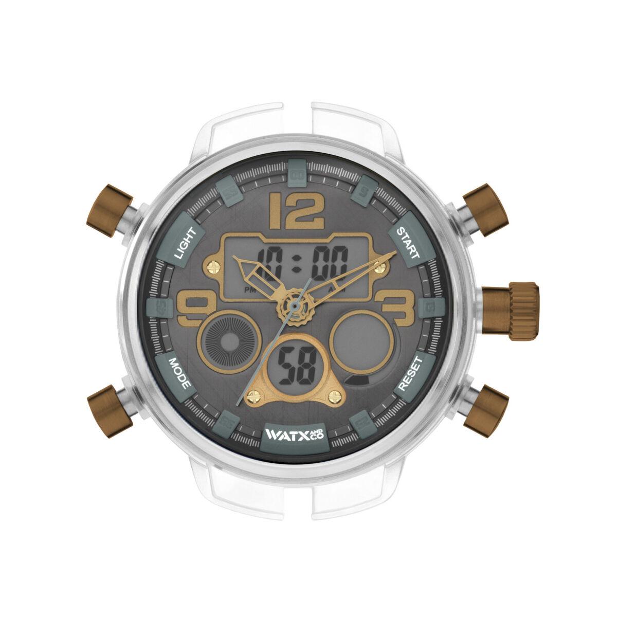 Watx & Colors unisex armbåndsur RWA2817 - grøn, Ø 49 mm billede
