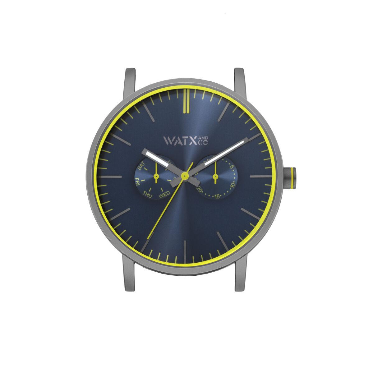 Watx & Colors unisex armbåndsur WXCA2712 - grå, Ø 44 mm billede