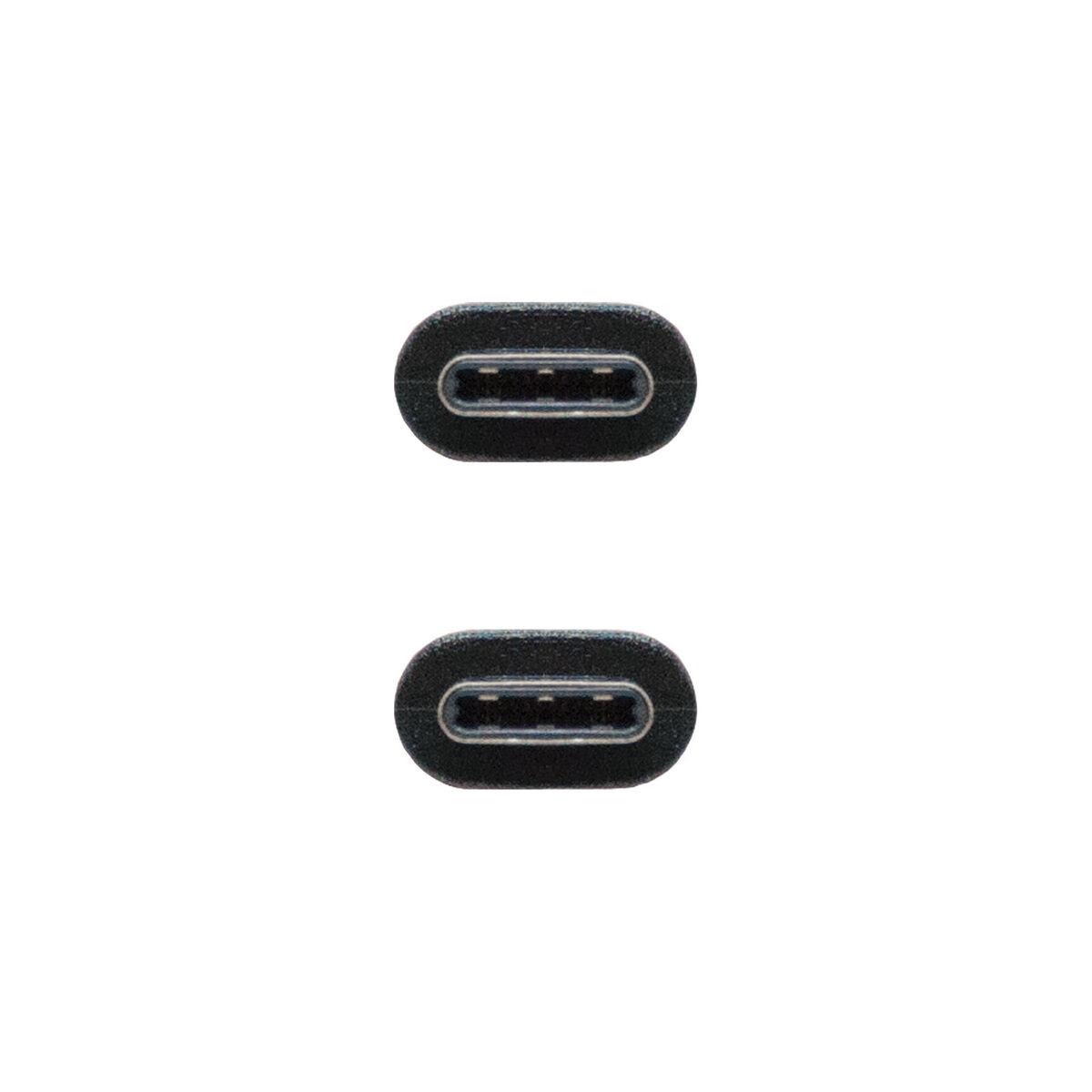 USB-kabel NANOCABLE 10.01.2301 Sort 1 m