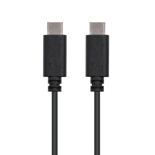 USB-kabel NANOCABLE 10.01.2301 Sort 1 m