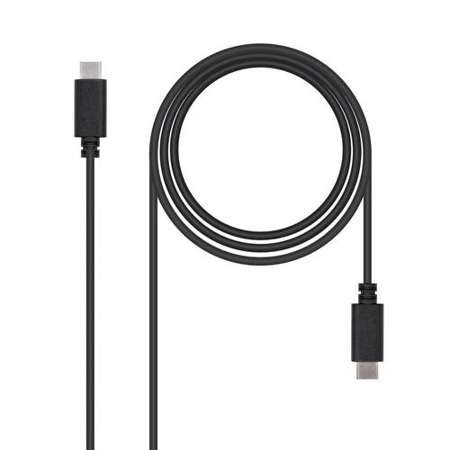 USB-kabel NANOCABLE 10.01.2301 Sort 1 m
