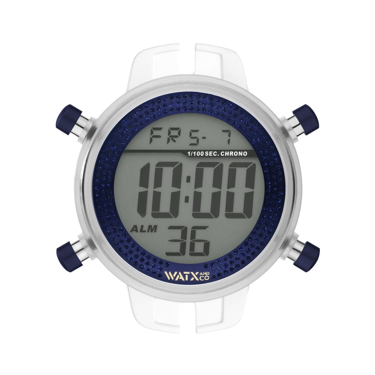 Watx & Colors dameur RWA1081 - blå skive, Ø 43 mm billede