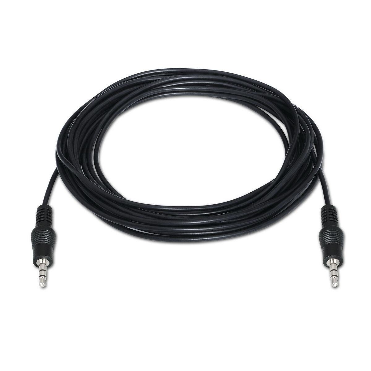 Aisens jack-kabel 3,5 mm - 10 m (sort)