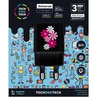Vægoplader Tech One Tech TEC2601 Sort (1 enheder)