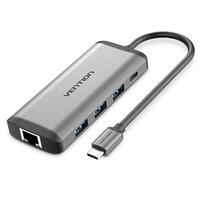 USB Hub Vention CNDHB Sølvfarvet