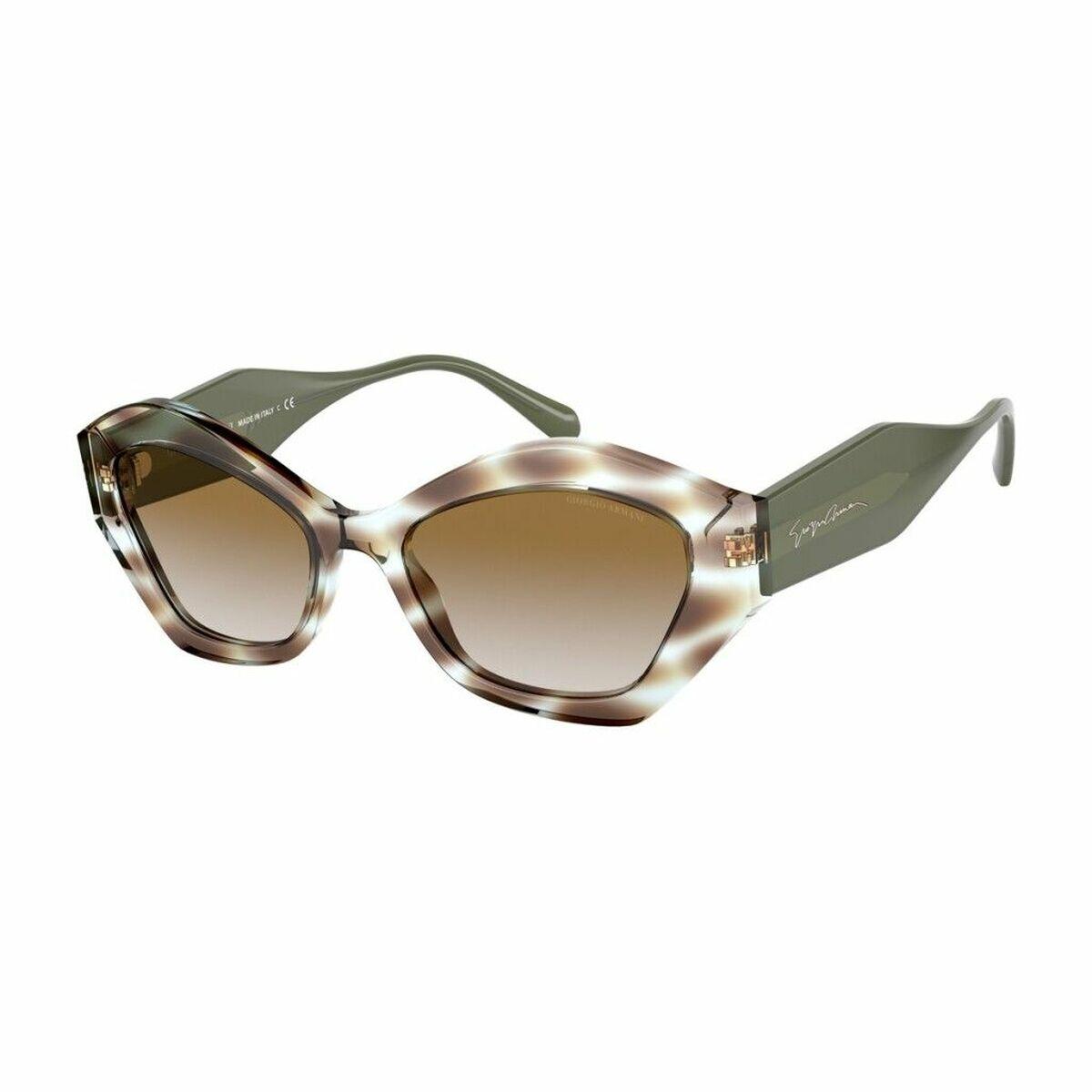 Armani solbriller til kvinder AR8144-588113, Ø 52 mm - grøn/brun
