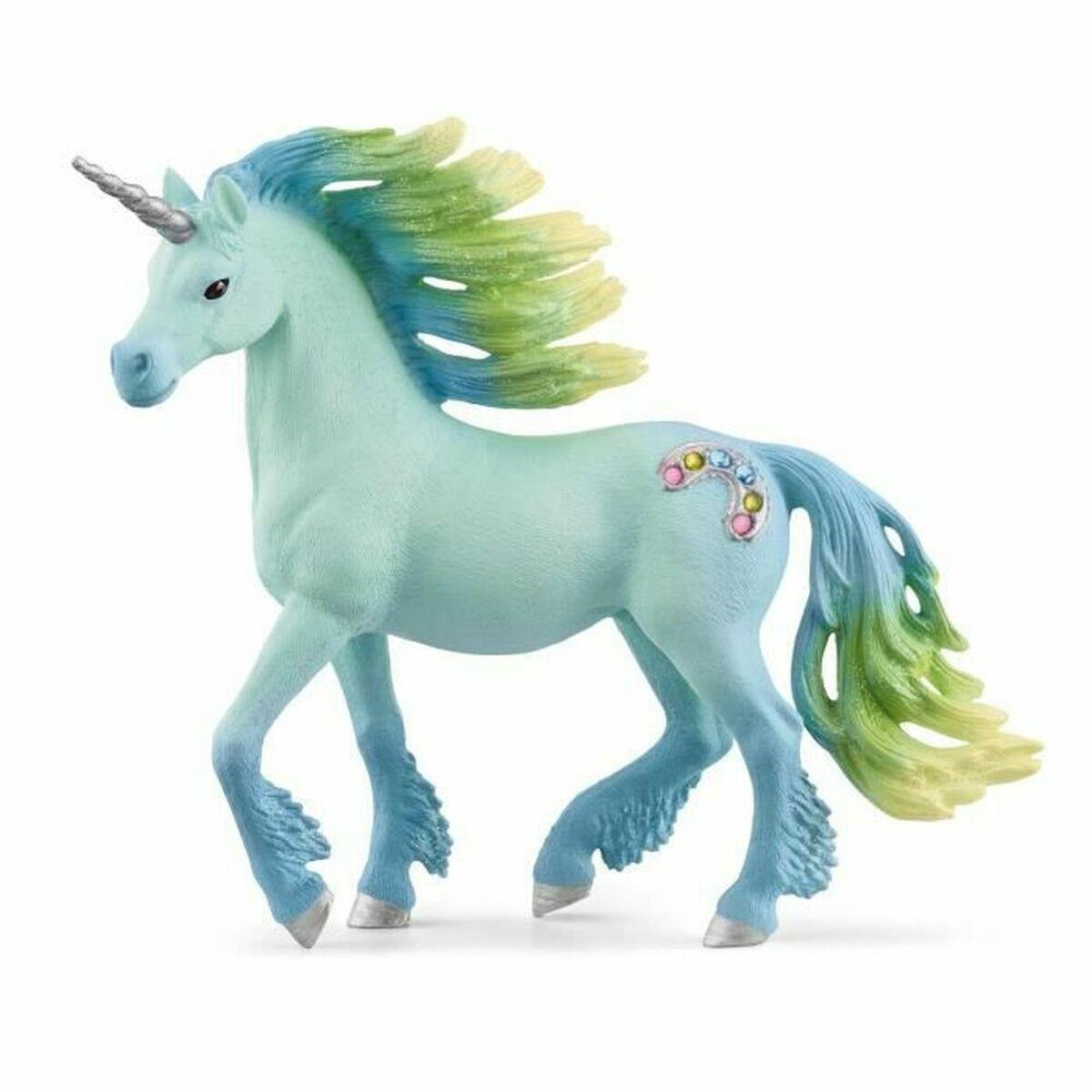 Schleich Cotton Candy Unicorn 70722 - action figur til børn 5+ billede