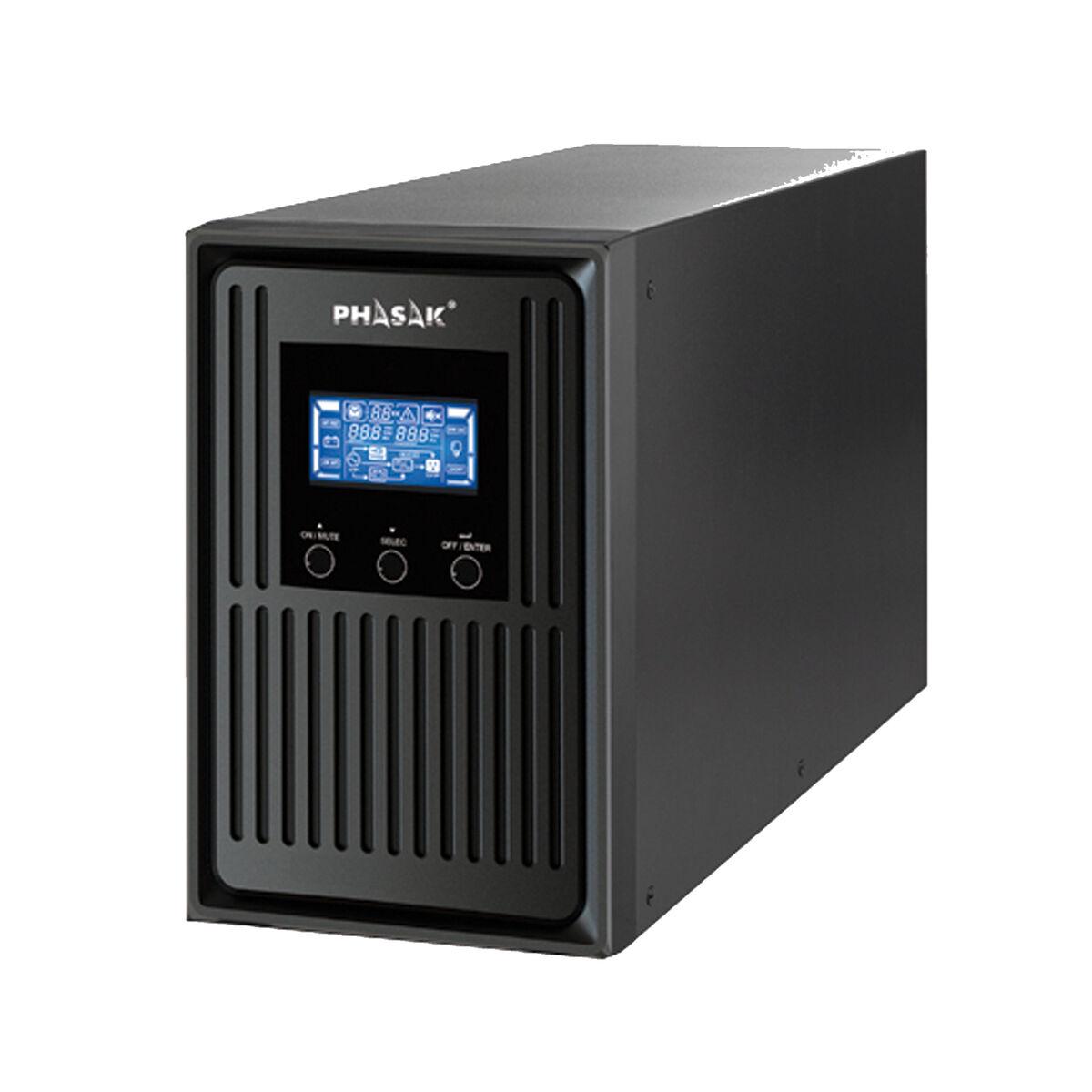 UPS strømforsyning Phasak PH 8030 - Online, 2.700 W