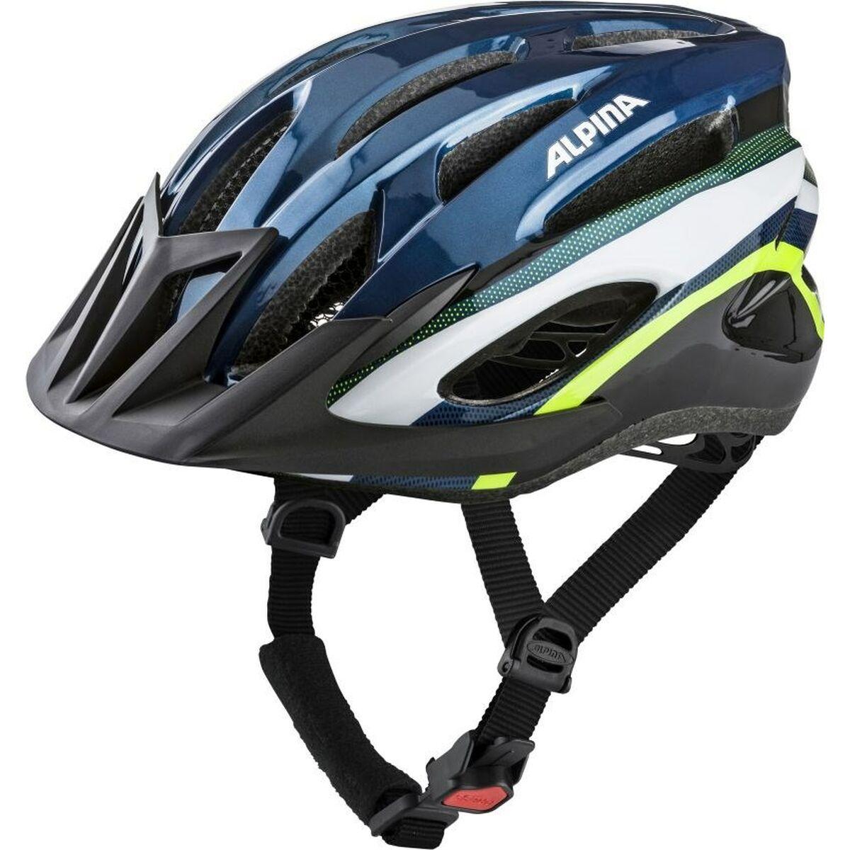 Cykelhjelm til voksne Alpina MTB17 Gul Blå Grøn 54-58 cm