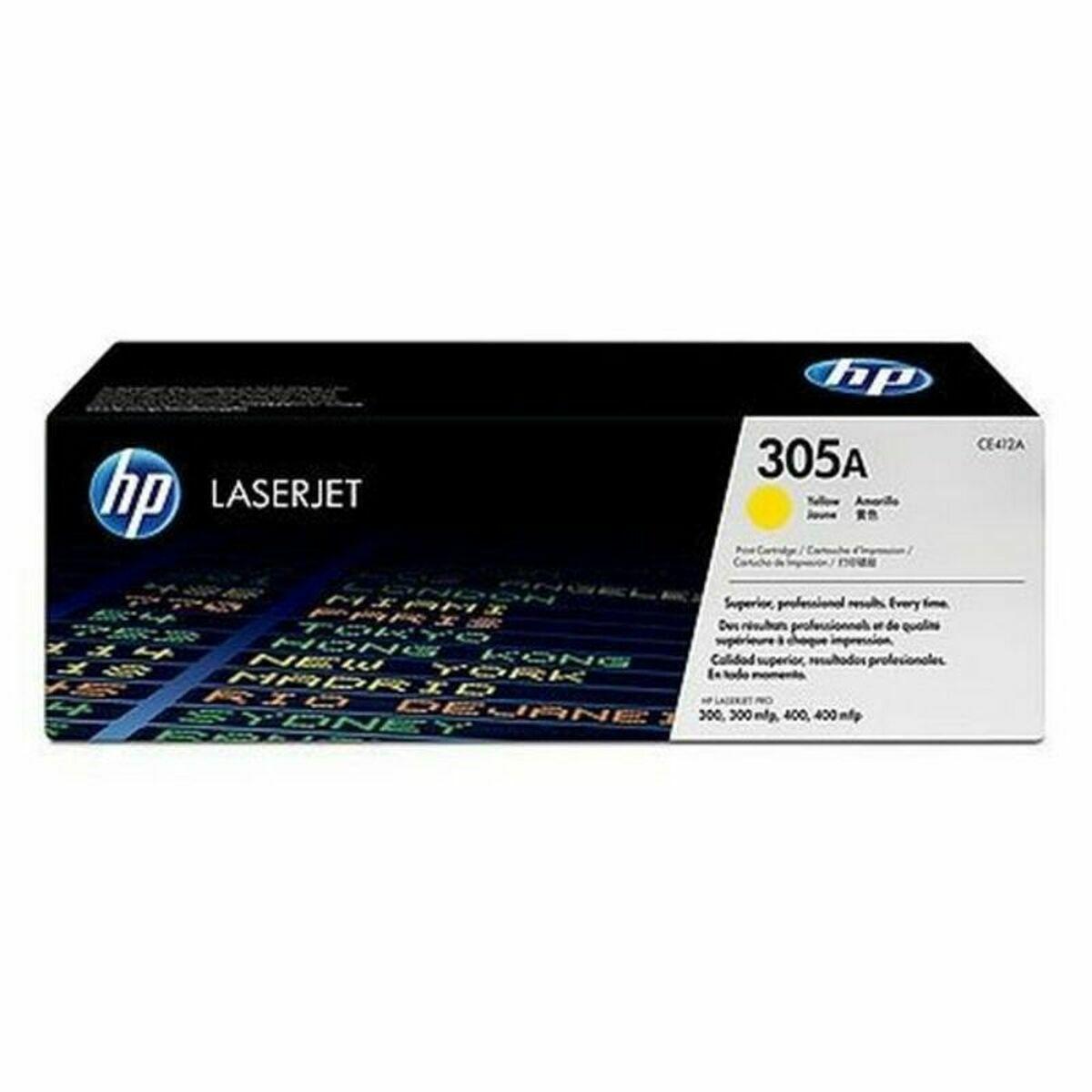 Original toner HP 305A Gul