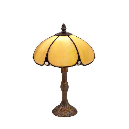 Bordlampe Viro Virginia Beige Zink 60 W 30 x 50 x 30 cm