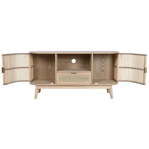 møbler Home ESPRIT Gylden Natur Rattan Gran 120 x 40 x 60 cm