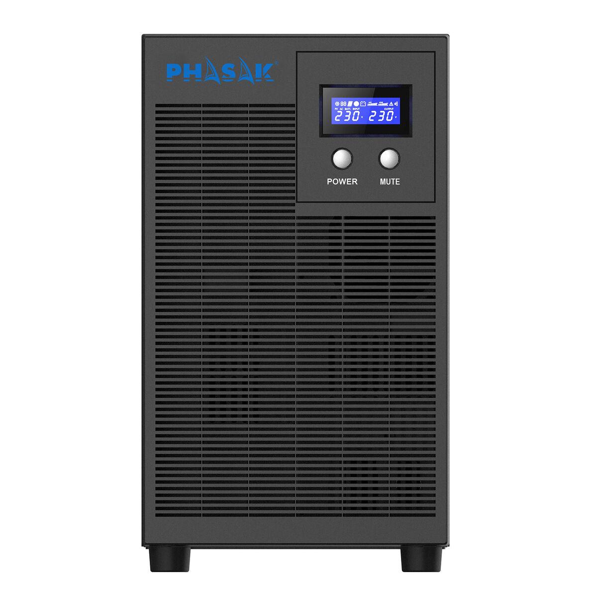 Phasak PH 7631 interaktiv UPS - 2.100 W uafbrydelig strømforsyning