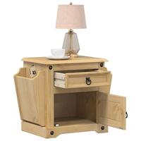Sengebord Corona 45x35x47,5 cm massivt fyrretræ