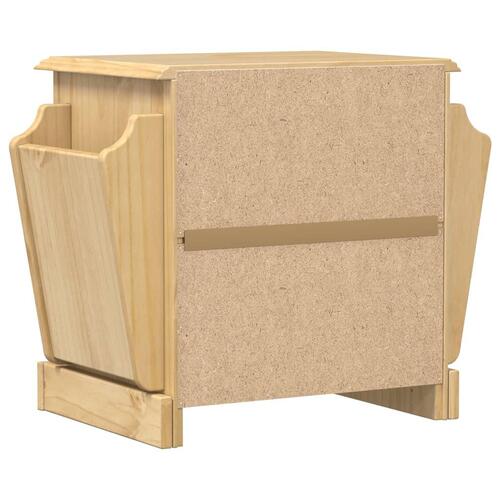 Sengebord Corona 45x35x47,5 cm massivt fyrretræ