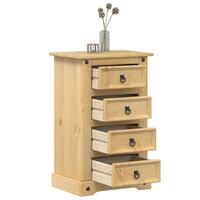 Sengebord Corona 53x39x84 cm massivt fyrretræ