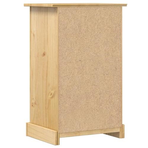 Sengebord Corona 53x39x84 cm massivt fyrretræ