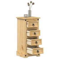 Sengebord Corona 35x32,5x74 cm massivt fyrretræ