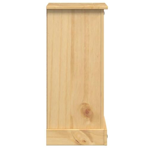 Sengebord Corona 35x32,5x74 cm massivt fyrretræ
