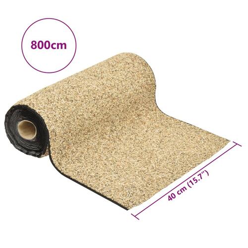 Stenfolie 800x40 cm naturlig sandfarve